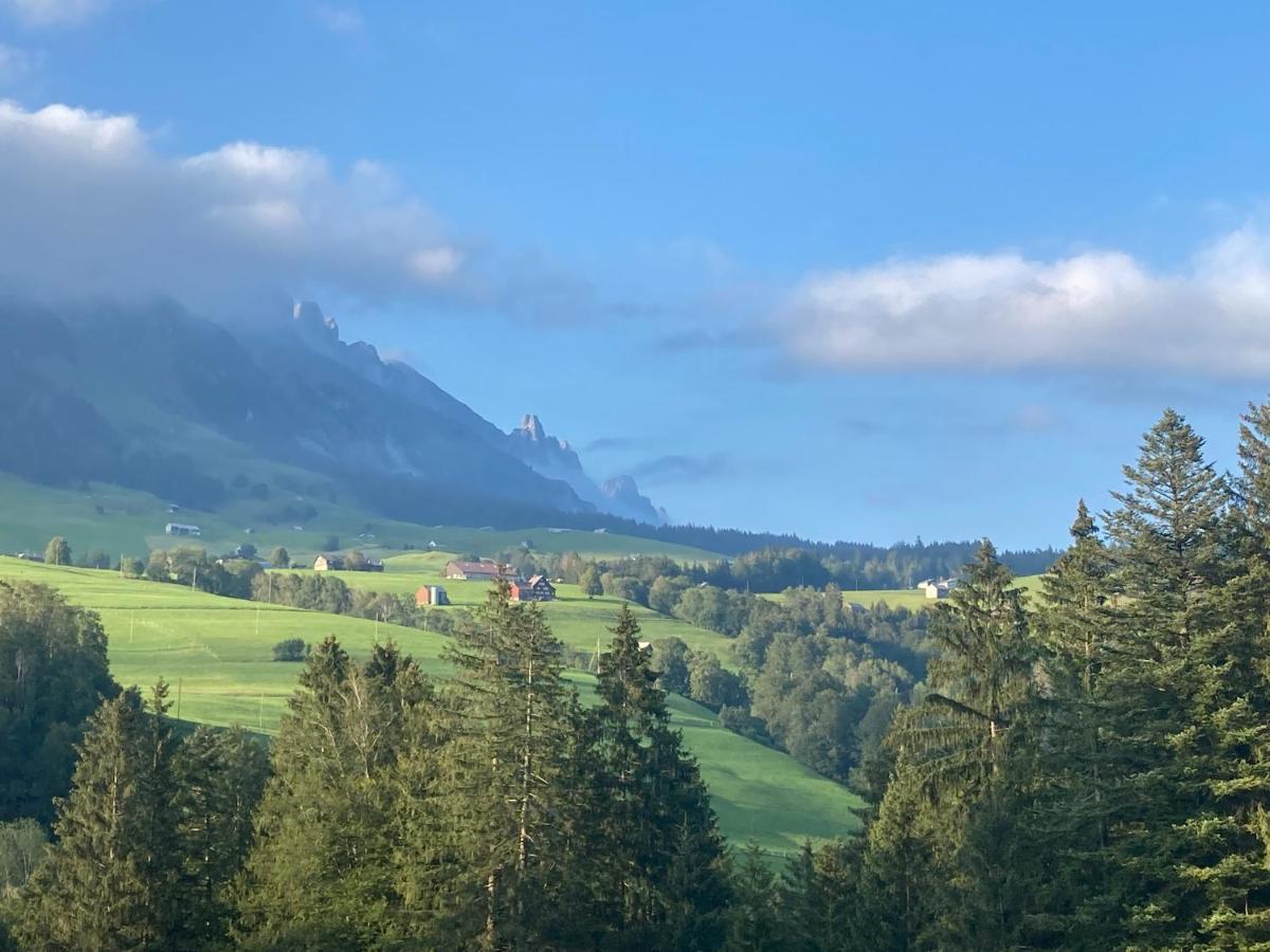 Ferienwohnung Haus Am Bach In Toggenburg Wildhaus Exteriör bild