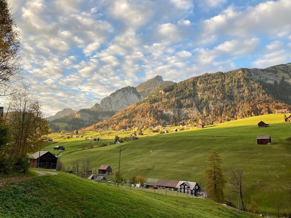 Ferienwohnung Haus Am Bach In Toggenburg Wildhaus Exteriör bild